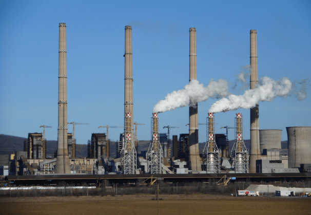 ルーマニアの火力発電所